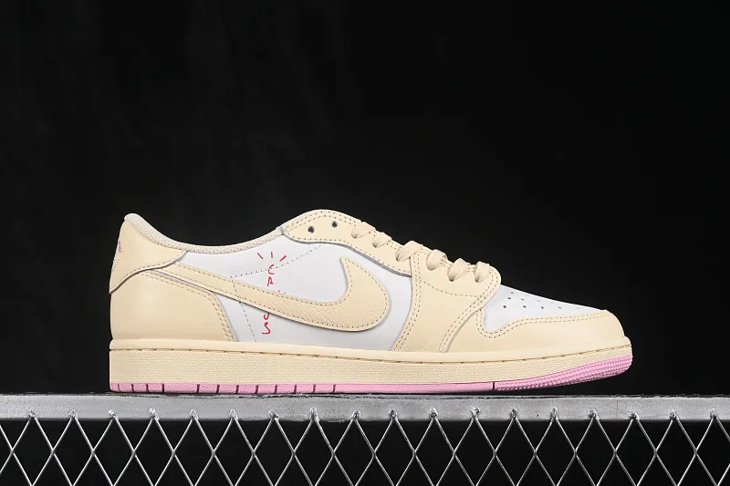 All categories Air Jordan Jordan series basketball shoes Air Jordan 1 Low GX foreign trade version Travis Scott x Air Jordan 1 Low OG AJ1 Joe 1 undercut low top full head layer IQ7604-100
